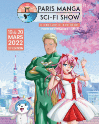 Affiche du Salon Paris Manga & Sci-Fi show 2022