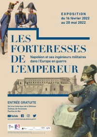 Affiche de l'exposition Les Forteresses de l'Empereur au Château de Vincennes
