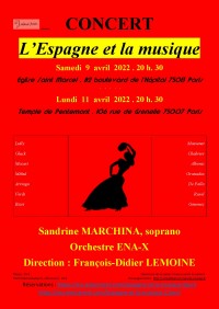 L'Orchestre ENA-X et Sandrine Marchina en concert