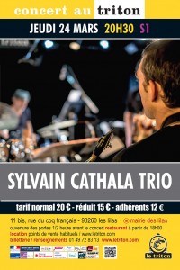 Sylvain Cathala trio au Triton