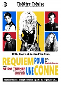 Affiche Requiem pour une conne - Théâtre Trévise