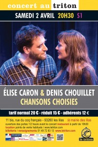 Élise Caron et Denis Chouillet au Triton