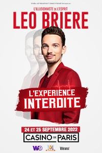 Affiche Léo Brière : L'Expérience interdite - Casino de Paris