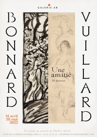 Affiche de l'exposition Bonnard-Vuillard : une amitié à la Galerie AB