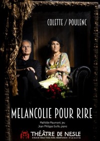 Affiche Mélancolie pour rire - Théâtre de Nesle