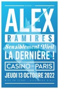 Affiche Alex Ramirès - Sensiblement Viril - Casino de Paris