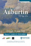 Affiche de l'exposition Jean Francis Auburtin, Un âge d'Or au Musée Camille-Pissarro