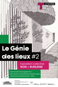 Affiche de l'exposition Le Génie des lieux #2 à La Terrasse - Espace d'art de Nanterre