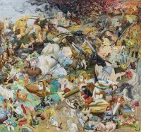 Dannielle Hodson, A Tolerance for Indeterminacy, 2022-Oil on canvas, 190 x 180 cm