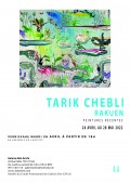 Affiche de l'exposition "Rakuen" Tarik CHEBLI à la Galerie Akié Arichi