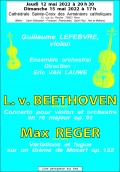 L'Ensemble orchestral Eric Van Lauwe et Guillaume Lefebvre en concert