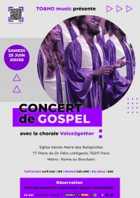 La Chorale Voice2gether en concert