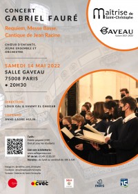 La Maîtrise et Orchestre de Saint-Christophe-de-Javel et Anne-Laure Hulin en concert
