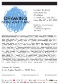Affiche du Salon du Dessin contemporain 2022 : Drawing Now Art Fair