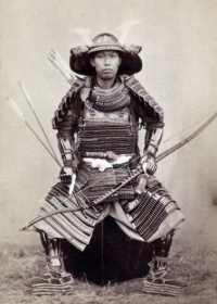 Ueno Hikoma,
Samurai,
Vers 1872,
Carte de visite