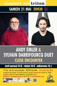 Andy Emler et Sylvain Darrifourcq au Triton