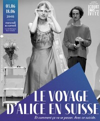 Affiche Le Voyage d'Alice en Suisse - Les Déchargeurs