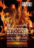 Affiche Dialogue aux enfers entre Machiavel et Montesquieu - Théâtre de Poche-Montparnasse