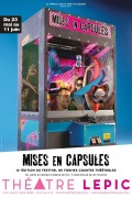 Affiche Mises en Capsules 2022 - Théâtre Lepic