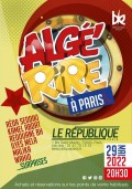 Affiche Algé'Rire - Théâtre Le République