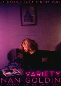 Affiche de l'exposition Variety à la Galerie Paris Cinéma Club