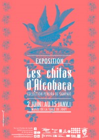 Affiche de l'exposition Les Chitas d'Alcobaça au Musée de la Toile de Jouy