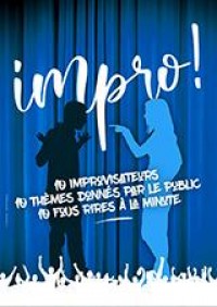 Affiche impro ! - Théâtre Le Bout