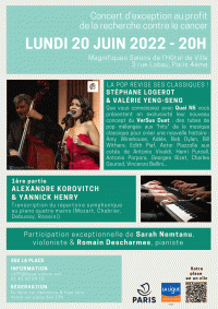 Alexandre Korovitch et Yannick Henry, Stéphane Logerot et autres artistes en concert
