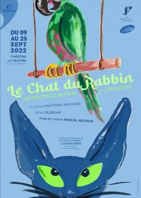 Affiche Le Chat du rabbin par les Frivolités Parisiennes - Théâtre de l'Œuvre