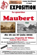 Affiche de l'exposition "Le quartier Maubert" Thierry DEPEYROT à la Galerie First Floor