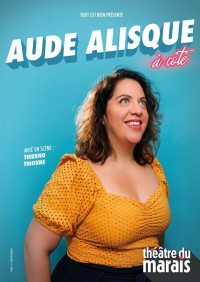 Affiche Aude Alisque - À côté - Théâtre du Marais
