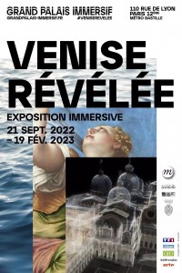 Affiche de l'exposition Venise révélée au Grand Palais Immersif