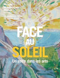 Affiche de l'exposition Face au Soleil au Musée Marmottan Monet