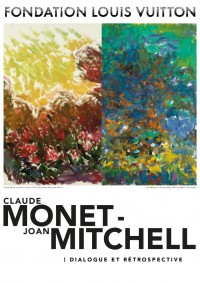 Affiche de l'exposition Monet - Mitchell à la Fondation Louis Vuitton