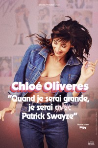 Affiche Quand je serai grande je serai Patrick Swayze - Chloé Olivères