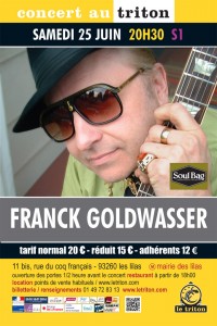 Franck Goldwasser au Triton
