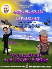 Affiche Yacine Belhousse x Adel Fugazi (aka La Fugazance) - La Nouvelle Seine