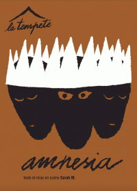 Affiche Amnesia - Théâtre de la Tempête