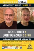 Michel Benita et Jozef Dumoulin au Triton