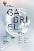 Affiche Gabriel à la Comédie-Française - Théâtre du Vieux-Colombier