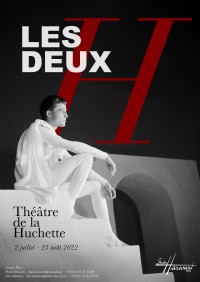 Affiche de l'exposition Les Deux H au Théâtre de la Huchette