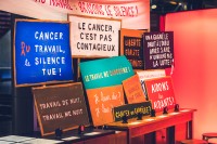 Visuel de l'exposition Cancers à la Cité des Sciences et de l'Industrie