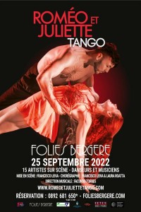 Affiche Roméo et Juliette Tango - Les Folies Bergère