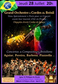 L'Orquestra Jovem Cordas do Iguaçu en concert