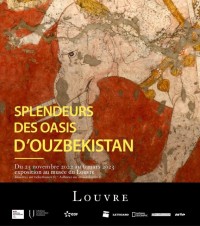 Affiche de l'exposition Splendeurs des oasis d'Ouzbékistan au Musée du Louvre