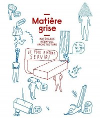 Affiche de l'exposition Matière grise au Musée d'Histoire Urbaine et Sociale de Suresnes