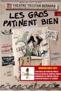 Affiche Les gros patinent bien, cabaret de carton - Théâtre 71