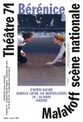 Affiche Bérénice - Théâtre 71