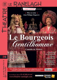 Affiche Le bourgeois gentilhomme - Théâtre Ranelagh