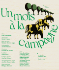 Affiche Un mois à la campagne - Athénée Théâtre Louis-Jouvet